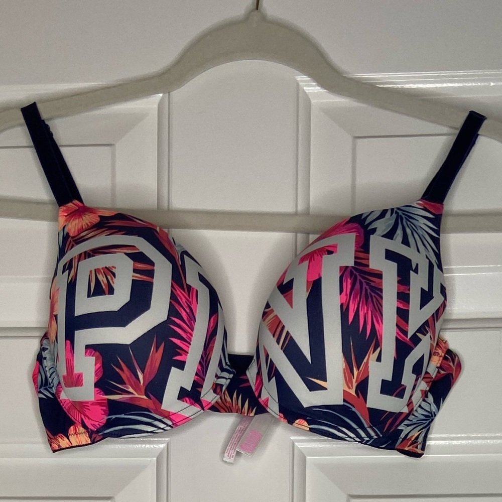 34D Pink Wear Everywhere Push-Up Bra